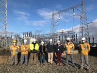 Autoridades visitan subestación de energía eléctrica Melipulli