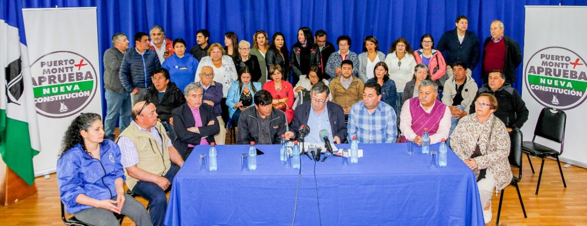 Conferencia de prensa de dirigentes de organizaciones sociales y gremiales de Puerto Montt - Diario Puerto Varas