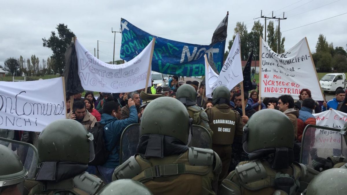 Protestas por vertedero de Chonchi - Diario Puerto Varas