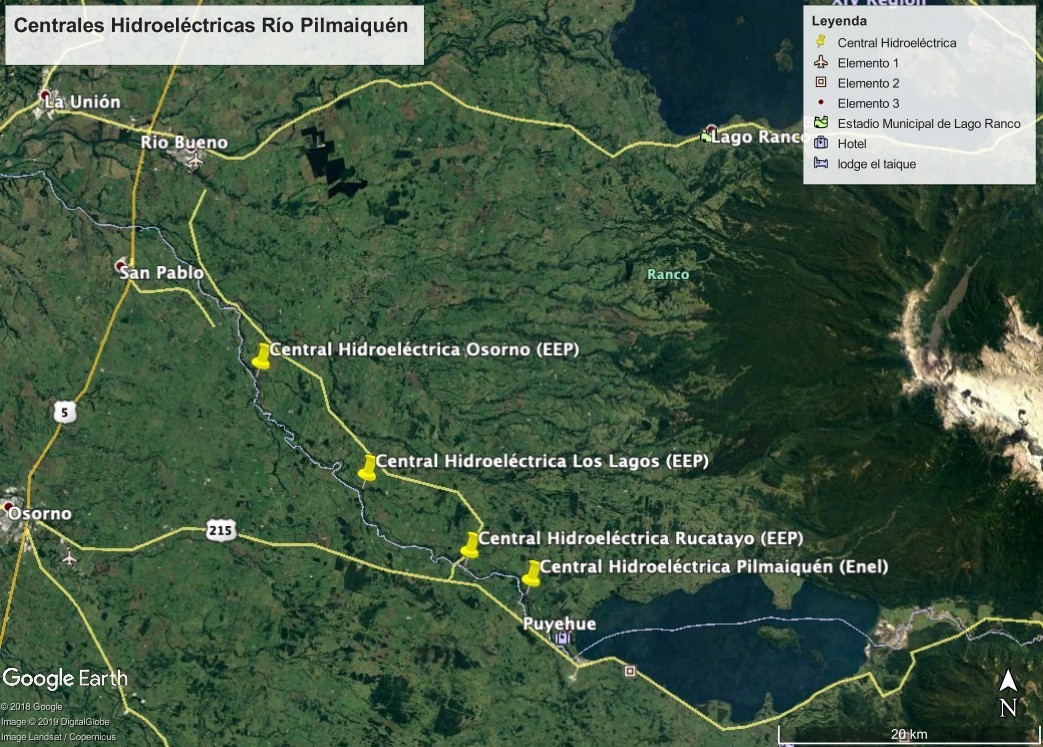 Centrales Hidroeléctricas de Río Pilmaiquén - Foto: Central Noticias