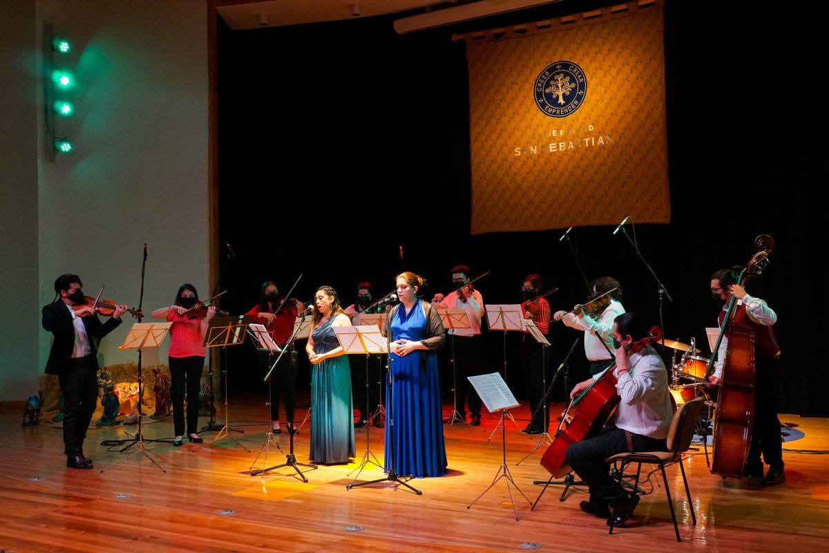 Universidad San Sebastián realiza concierto navideño
