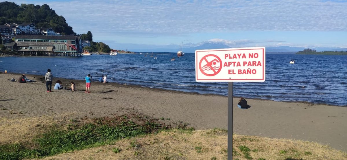 Bahía de Puerto Varas supera en 16 veces normativa vigente para uso recreativo del agua