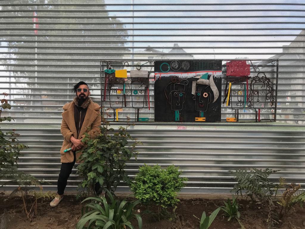 Esculturas de material reciclado llegan a la plaza
