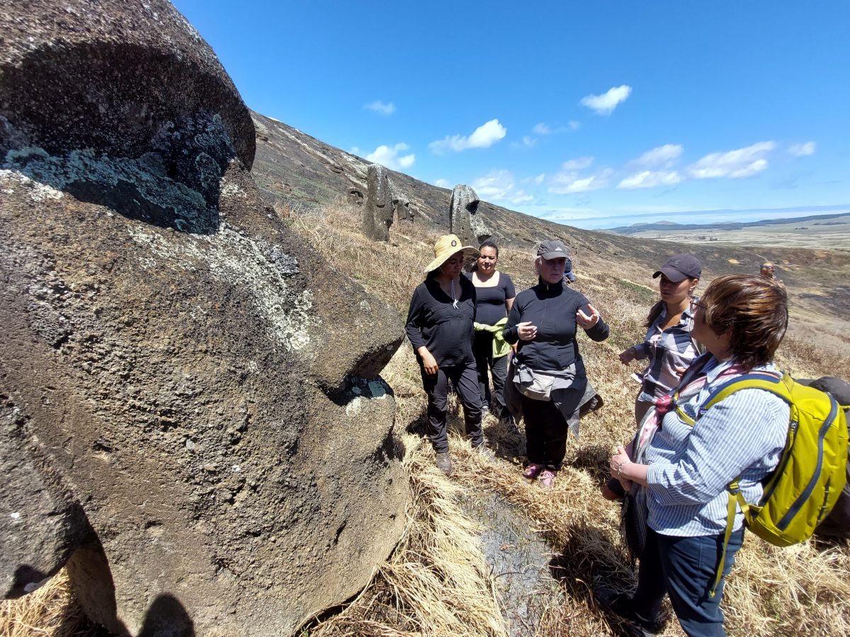 Unesco visita Rapa Nui tras incendio en sitio de Patrimonio Mundial
