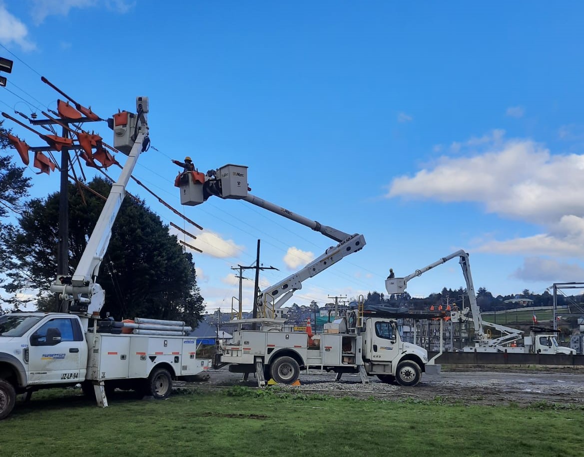 Saesa realiza trabajos en Maullín y Puerto Montt