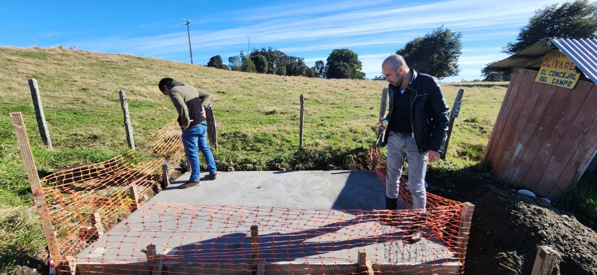 Obras de garitas urbanas y rurales avanzan en Castro