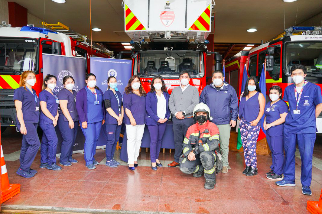 Promueven hábitos saludables para bomberos