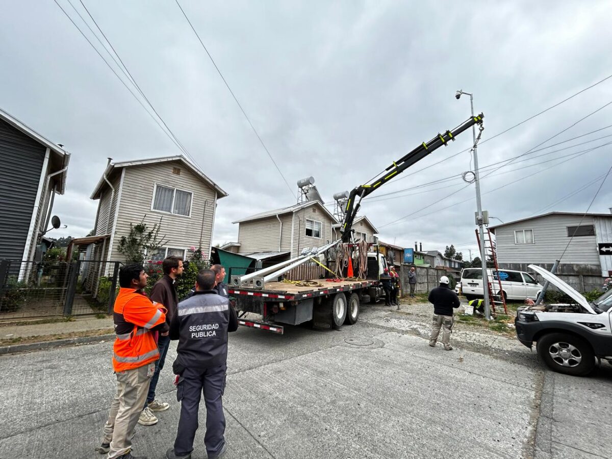 Instalación de 32 Cámaras de Televigilancia en Lomas 7