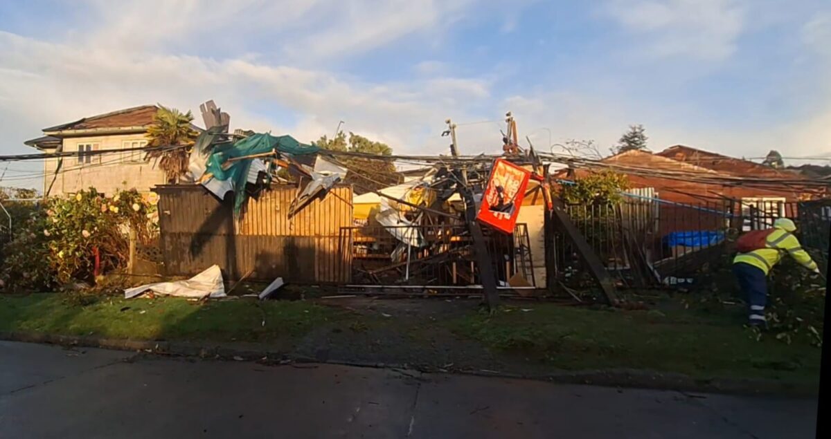 Suralis condonará deudas y repondrá infraestructura sanitaria a clientes afectados por tornado en Puerto Varas