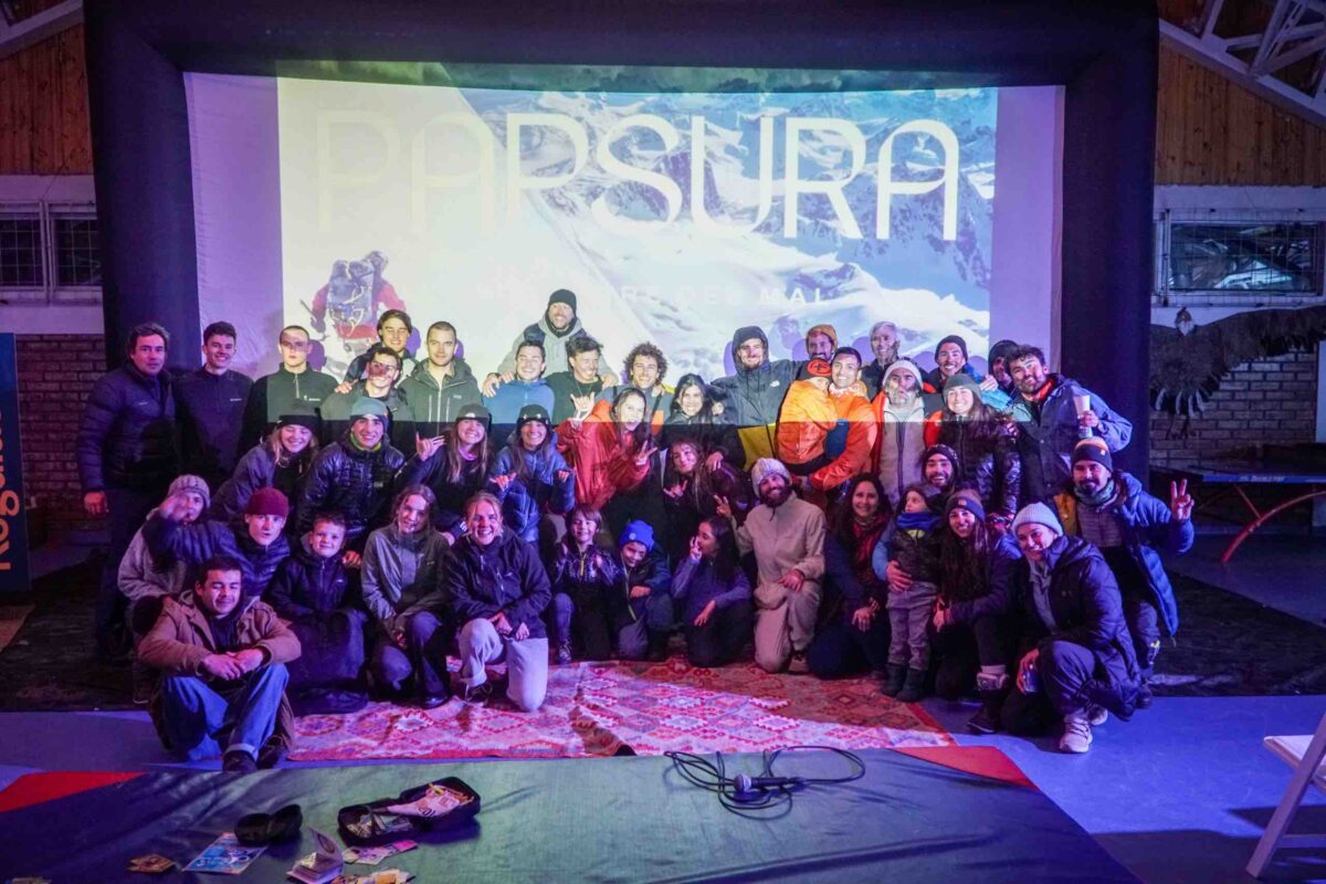 Snowboarder Nick Russell presentó su película en Chile