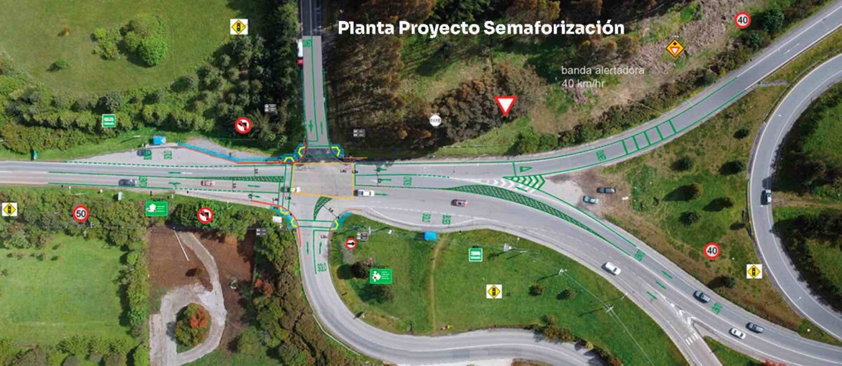 Adjudicación semaforización cruce Línea Vieja con Línea Nueva