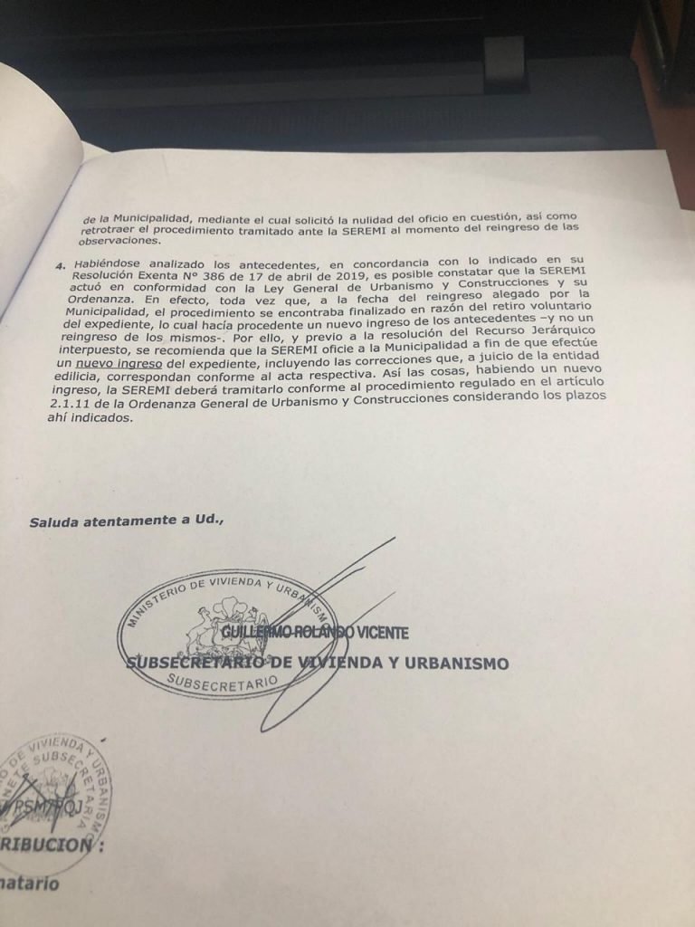 Respuesta MINVU por PRC de Puerto Varas - Diario Puerto Varas