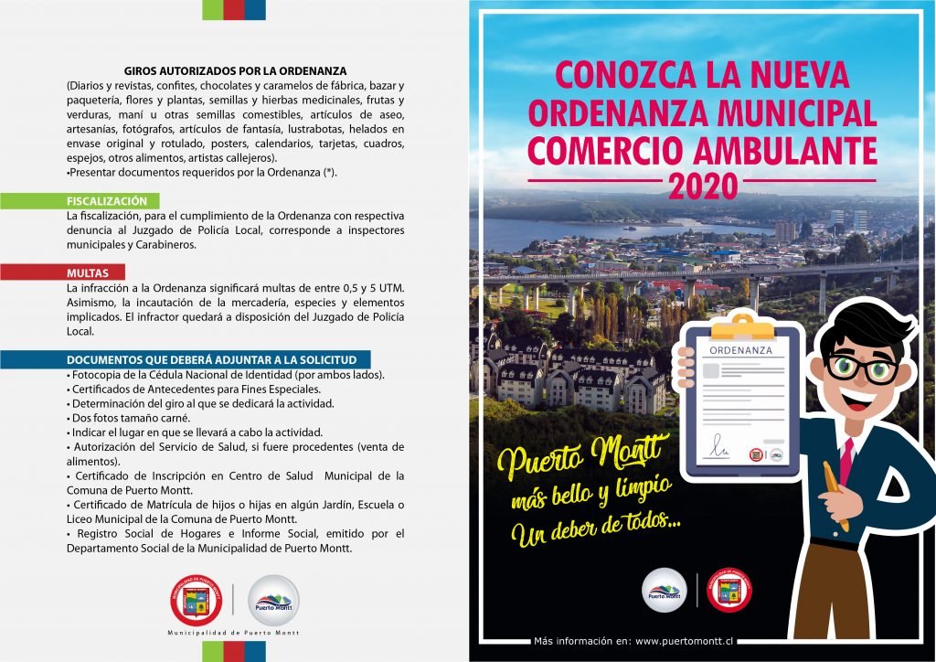 Mapa ordenanza que regula comercio ambulante en Puerto Montt – Diario Puerto Varas