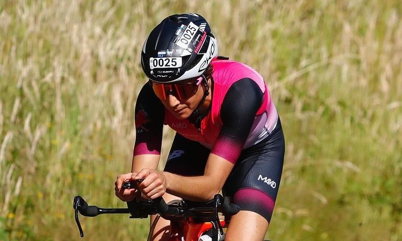 Barbara Riveros finished ninth at Ironman New Zealand