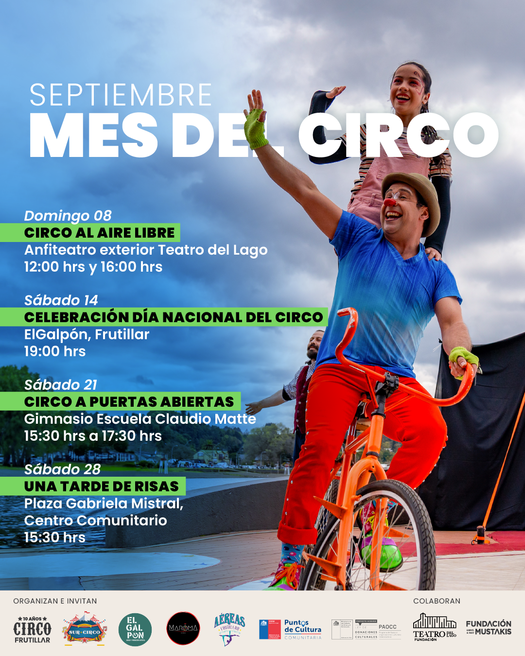Frutillar celebra el mes del circo con una especial programación