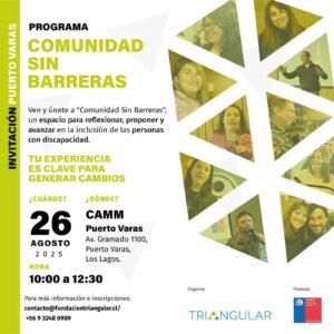 Comunidad sin Barreras en Puerto Varas para impulsar la inclusión