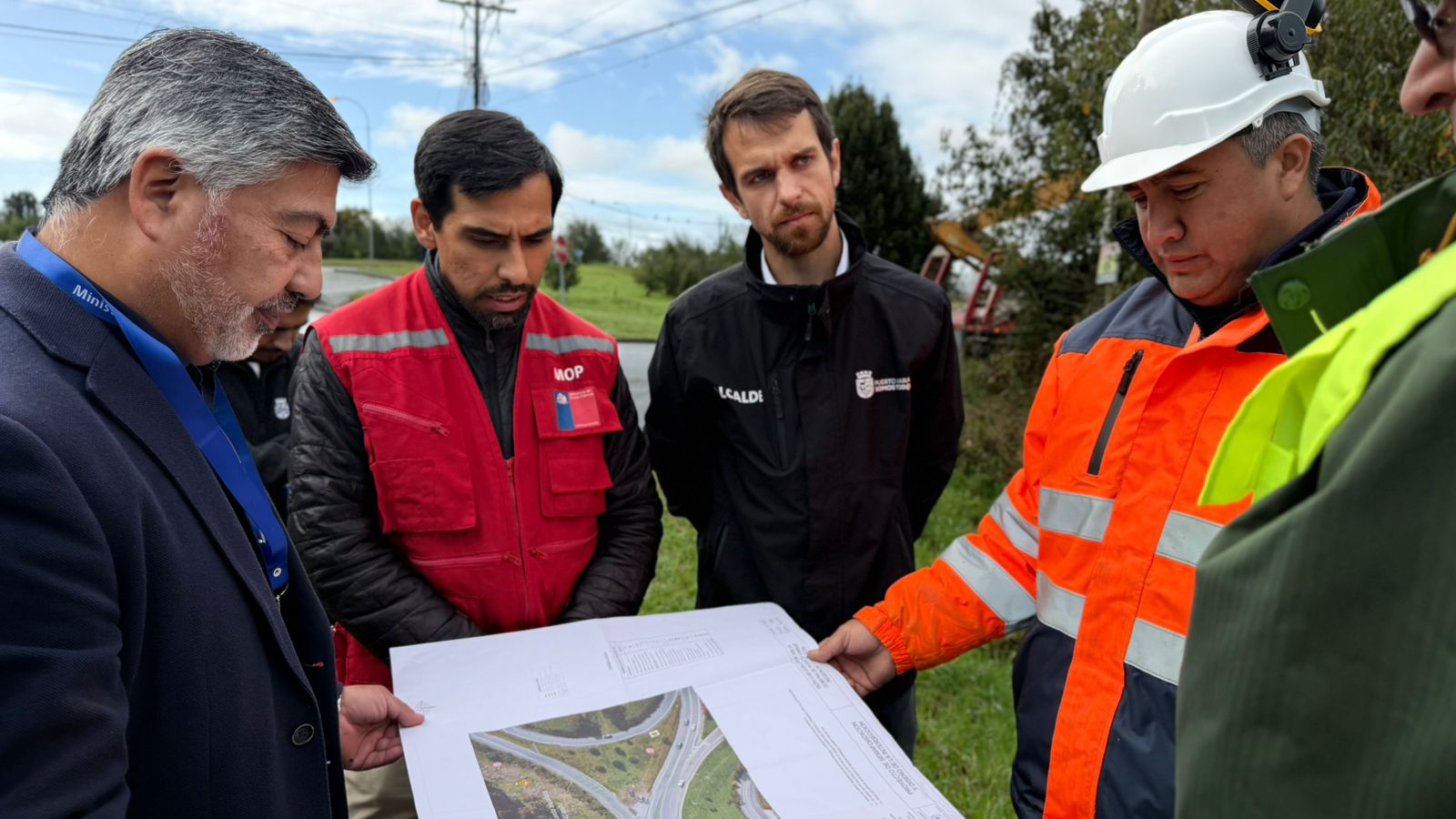 Puerto Varas inicia obras de nuevo cruce semaforizado en Línea Nueva con Ruta V-50