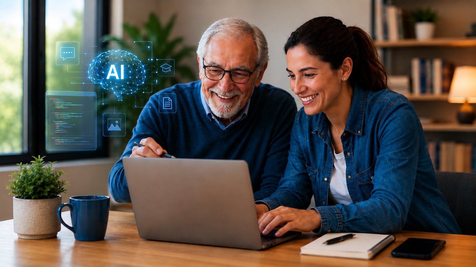 Becas gratuitas en Inteligencia Artificial para mayores de 55 años