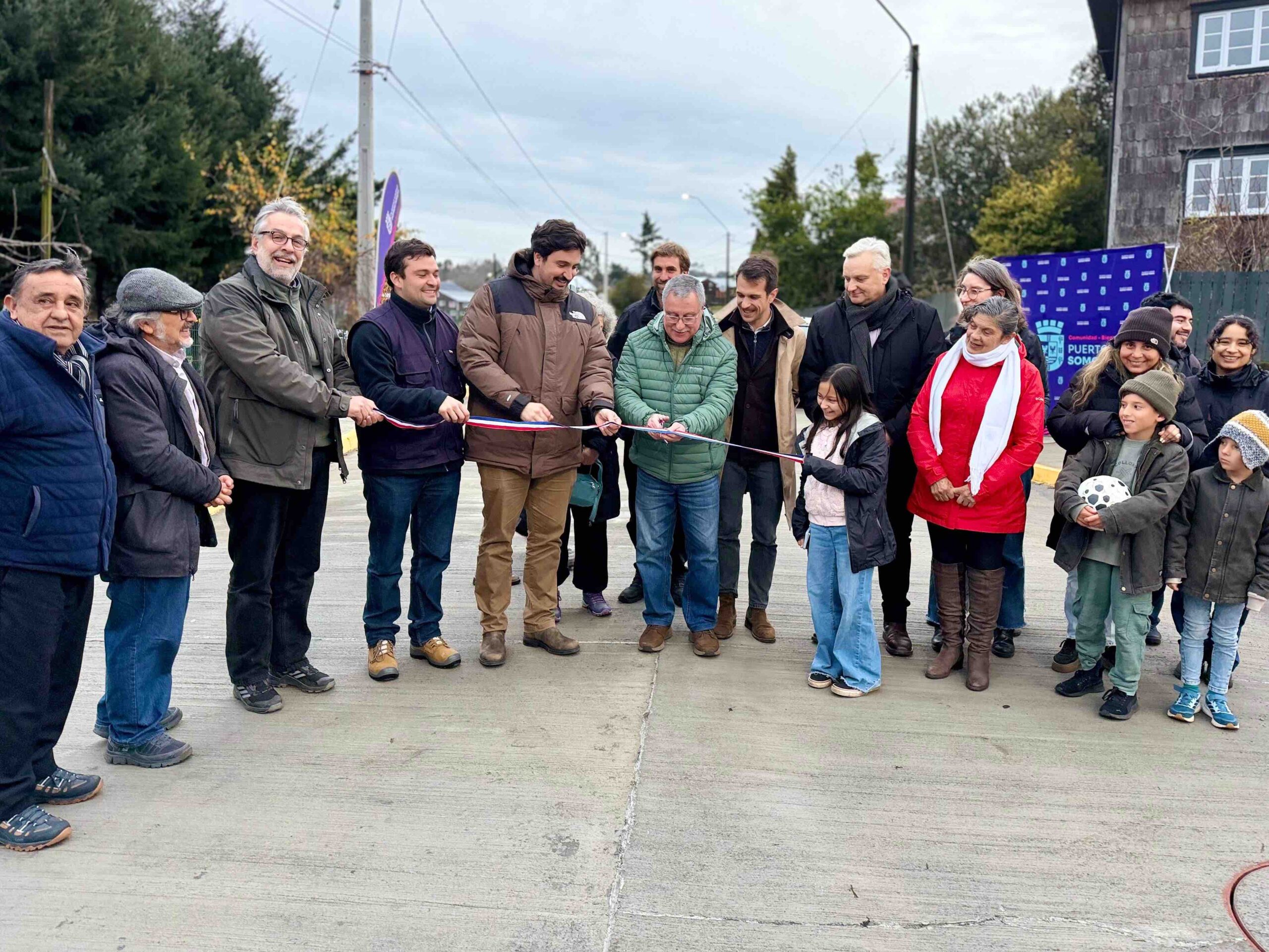 Puerto Varas inaugura pavimentación de calle Venegas y Tocornal