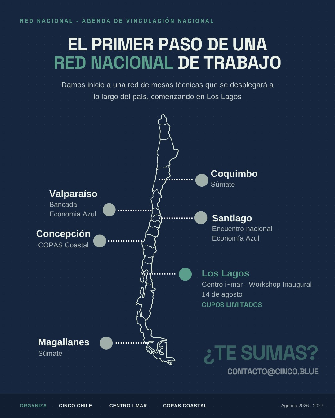 Chile inicia en Puerto Montt diálogo científico sobre aplicaciones oceánicas y remoción de carbono